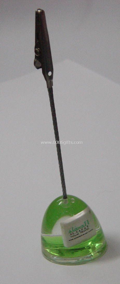 Liquid Memo holder