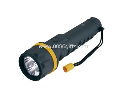 3 STRAW HAT LED Plastic Flashlight