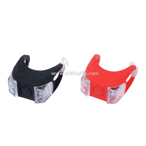 Silicone bicycle LED light