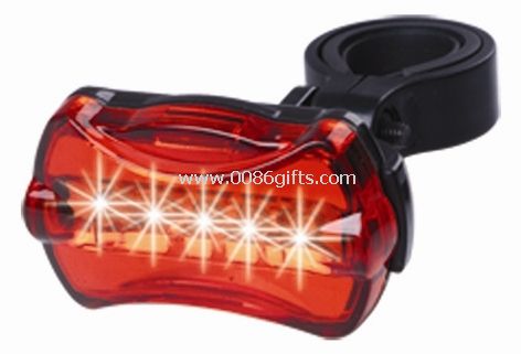 5 Red LED Bike Rear Light