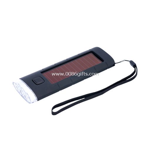 Slim Solar flashlight