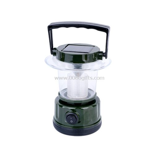 Solar panel camping light