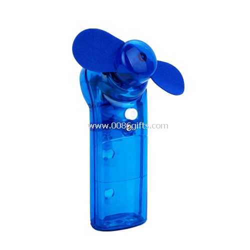 Mini fan with water spray
