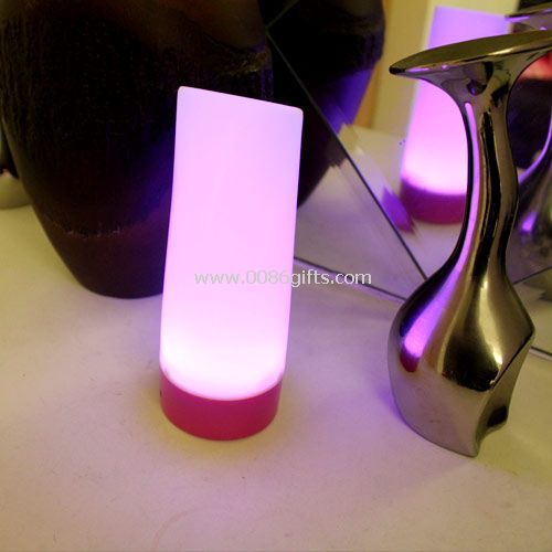 Timing night light in facial cleaner shape