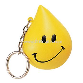 Water Drop Keychain stress ball