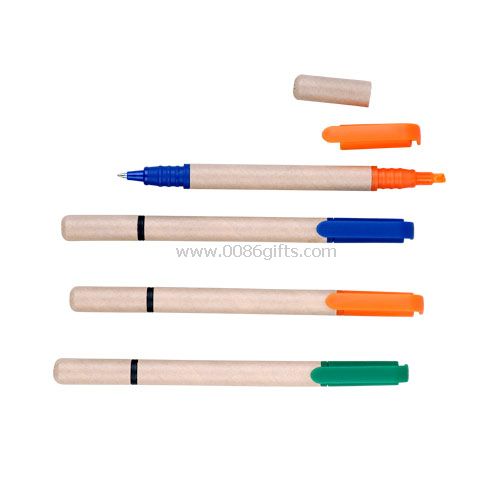 Paper highlighter & ballpen