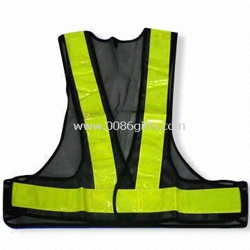 Reflective micro-prismatic tape Vest