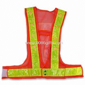 Reflective safety vest
