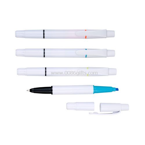 Highlighter & ballpen