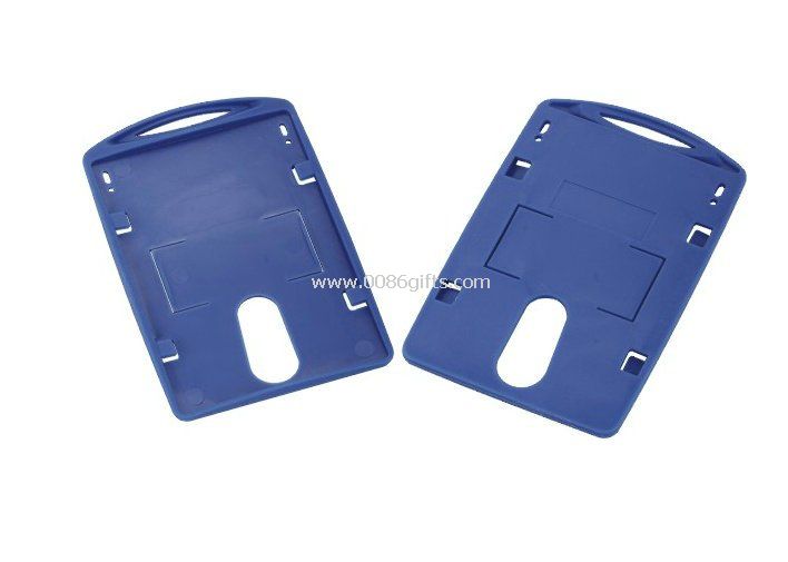 Thumb hole PP Plastic portrait ID card, office Conference Name Badge Holders