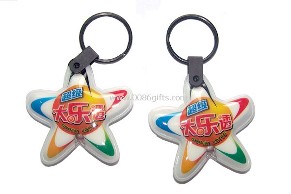 Promotional PVC LED Keychain