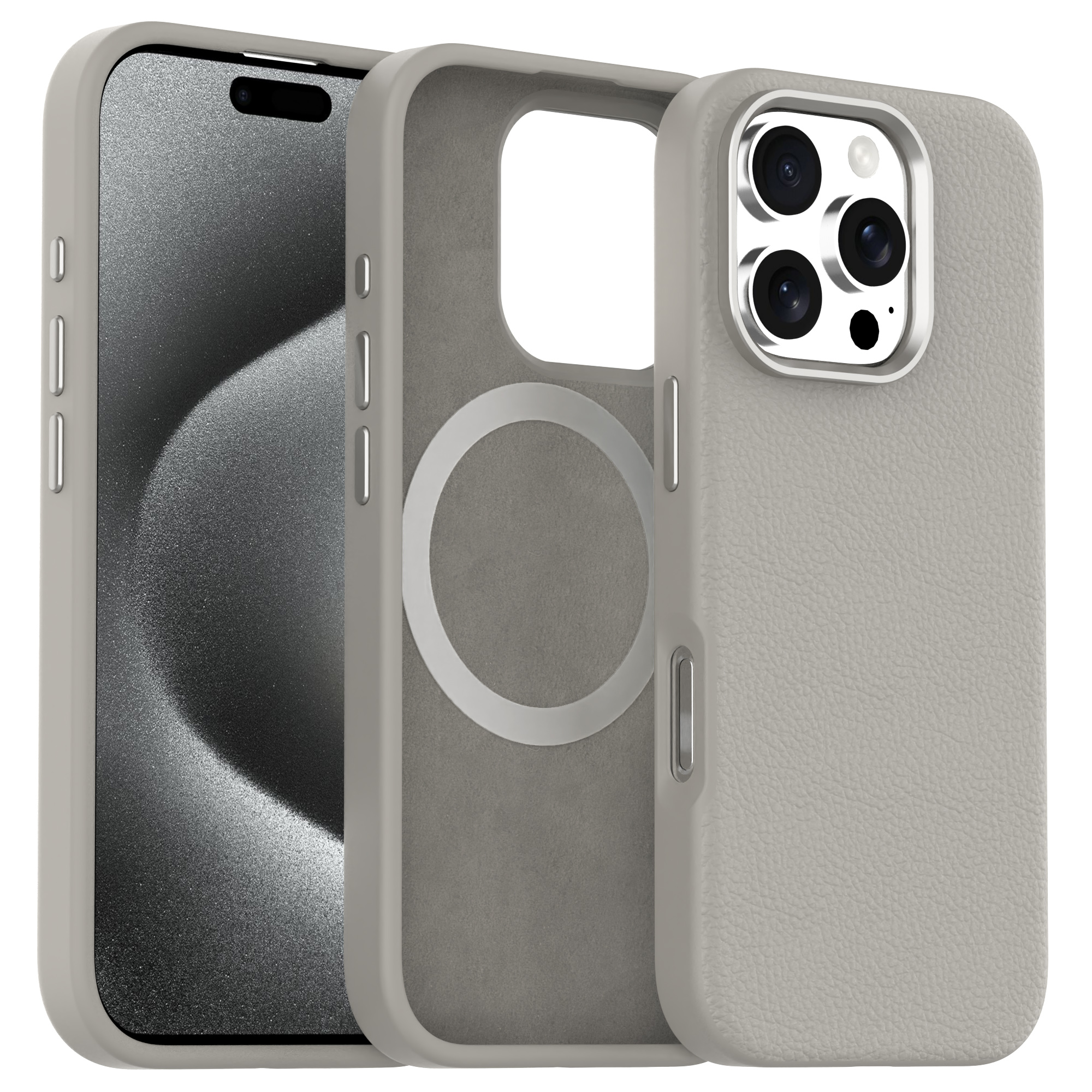 Pouzdro na telefon z PU kůže s MagSafe