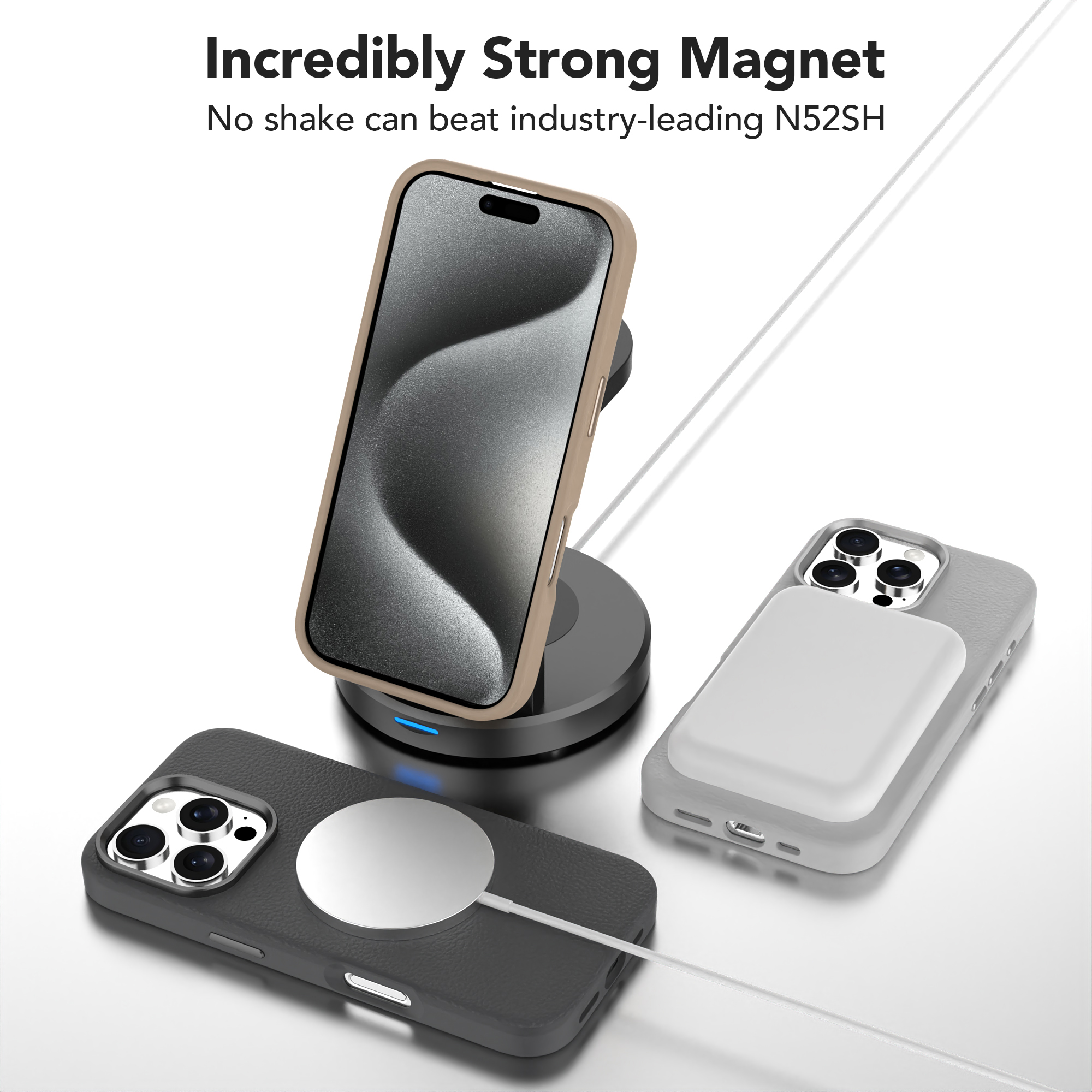 Pouzdro na telefon z PU kůže s MagSafe