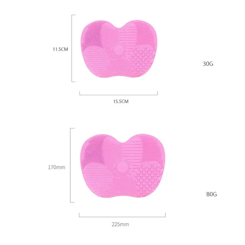 Silikonová podložka na čištění make-up štětců