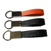 Leather Keychain with Logo images