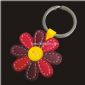 Flower Shape Leather Keychain small picture