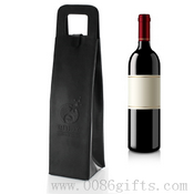 Bonded Leather Wine Bottle Tote images