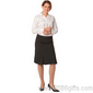 Womens Pleated Skirt In Wool Stretch small picture