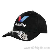 Brushed Heavy Cotton with Liquid Metal Flags Cap images