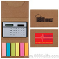 Compact Calculator/Noteflags In Cardboard Cover small picture