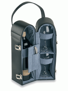 Split Leather Wine Carrier images