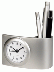 Reloj de escritorio de metal / Pen Caddy images