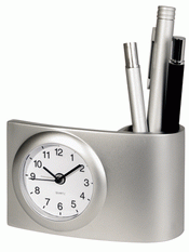 Tischuhr aus Metall / Pen Caddy images