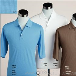 Pebble Beach gitter tekstureret brugerdefinerede Polo Shirts