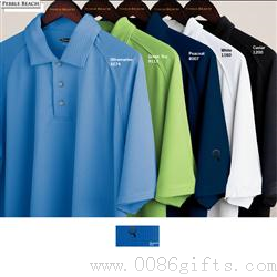 Pebble Beach Tonal Performance Embroidered Polo Shirts