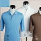 Pebble Beach Grid textura personalizada camisetas Polo small picture