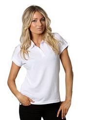 Ladies Pique Knit Polo images