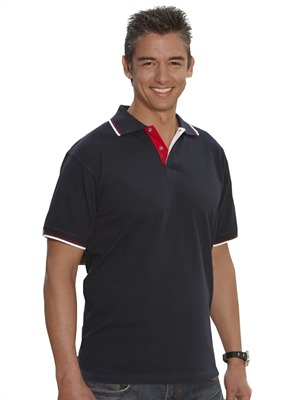 Pique mens bumbac tricot Polo