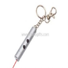 Key chain with laser pointer images