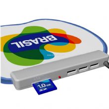 SD-lukija ja USB Hub hiirimatto images