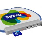 SD-lukija ja USB Hub hiirimatto images
