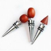 zinc alloy and rubber ring Wine Stopper images