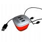 USB-hub med mobiltelefon lader small picture