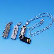 Metal jewelry usb flash disk images