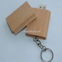 Fából készült könyv alakú usb images