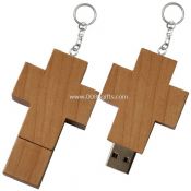 Wooden cross usb flash drive images