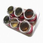 6 pcs cans Magnetic Spice Rack images