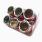 6 pcs latas porta-condimentos magnético small picture