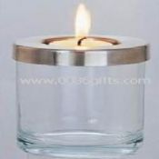 Stainless steel and glass Candle Holder images