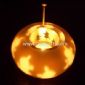 Stainless steel candle holder and round glass shade Candle Holder small picture