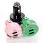 Two USB Car Adapter small picture