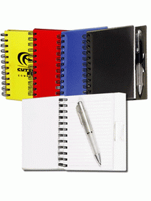 Spiral Notebook With Pen images