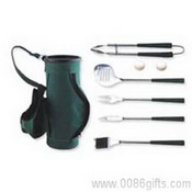 Caddy 8pc Golf shaped BBQ tool images