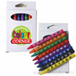 Assorted Colour Crayons in White Box small picture