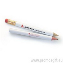 Half Pencil with eraser - round images