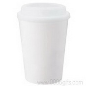 Doppelte Wand weiß Becher 350ml images